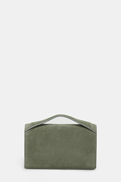 KHAKI SUEDE BAG 4