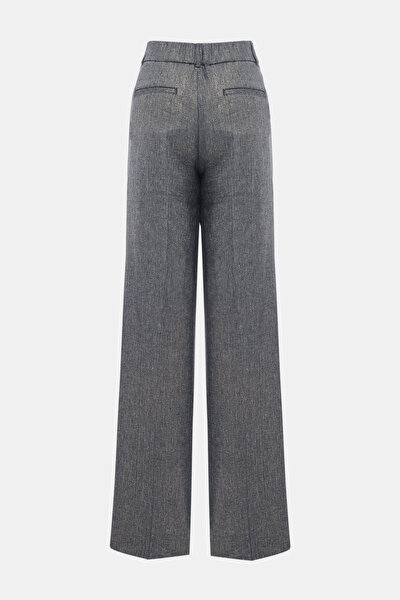 NAVY BLUE STRAIGHT CUT TROUSERS 5