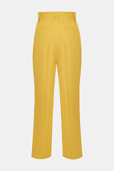 YELLOW STRAIGHT CUT TROUSERS 5