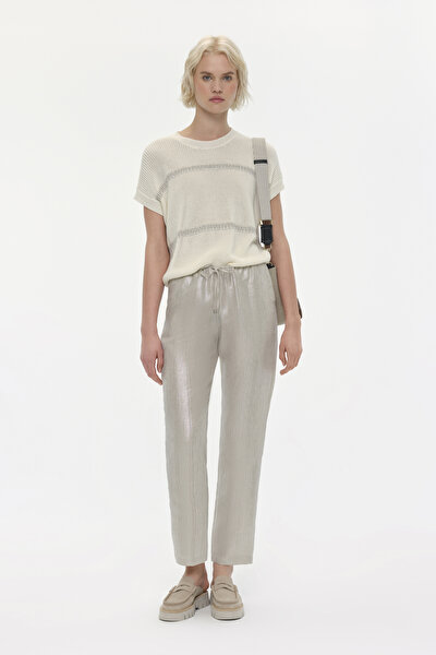 ECRU BASIC / ROUND NECKLINE JERSEY 3