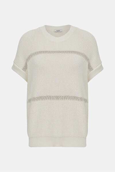 ECRU BASIC / ROUND NECKLINE JERSEY 4