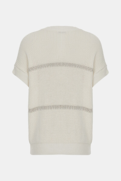 ECRU BASIC / ROUND NECKLINE JERSEY 5