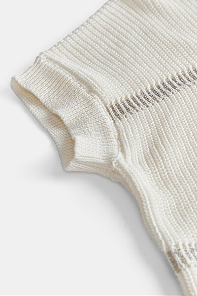 ECRU BASIC / ROUND NECKLINE JERSEY 8