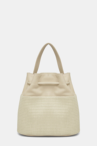 BEIGE LEATHER BAG 4
