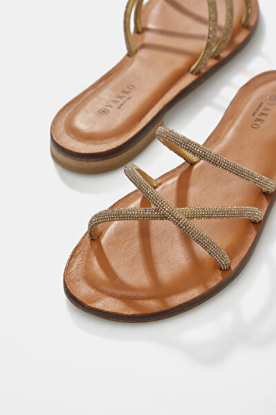 PLATİNUM LEATHER SLIPPER 5