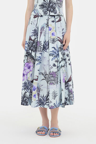 GREY DESIGN FILLED SKIRT 3