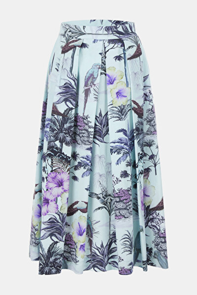 GREY DESIGN FILLED SKIRT 5