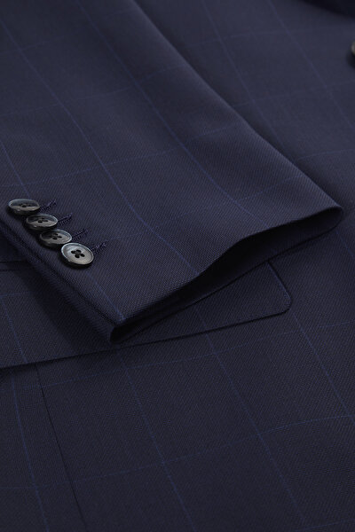 NAVY BLUE WOOL SUIT 10