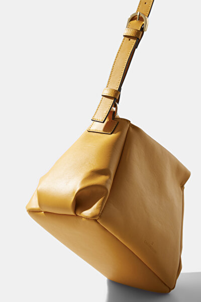 YELLOW LEATHER BAG 8