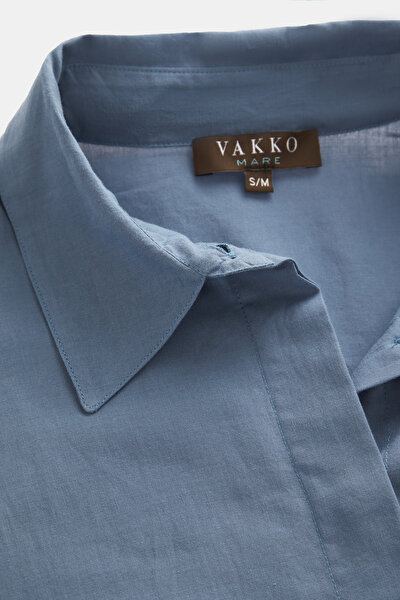 INDIGO SHORT SLEEVE DRESS 3