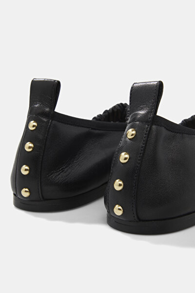 BLACK FLAT SHOES 5