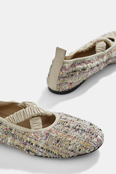 BLUE FLAT SHOES 5