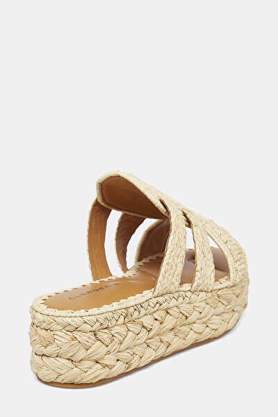 NATURAL RAFFIA SLIPPER 3