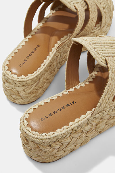 NATURAL RAFFIA SLIPPER 4