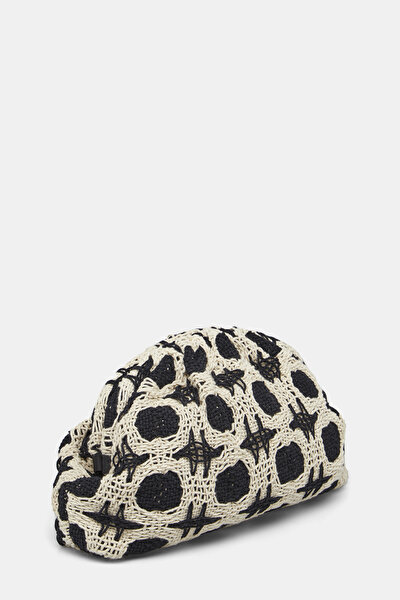 BLACK KNITTING DESIGN BAG 3