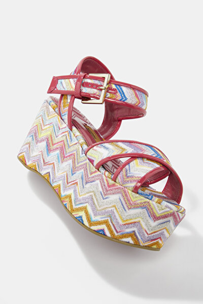 ORANGE DESIGN FILLED SHOE 4