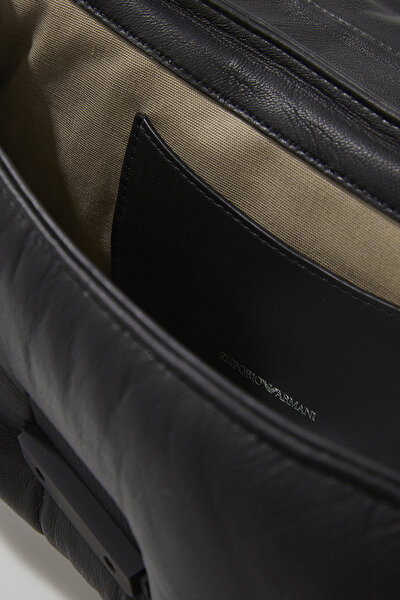 BLACK LEATHER BAG 8