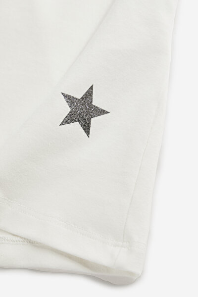 WHITE BASIC / ROUND NECKLINE SHORT SLEEVE TSHIRT 9