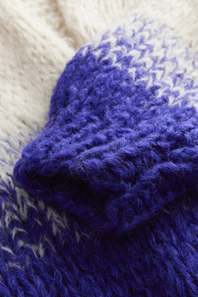 SAXE DEGRADE DESIGN CARDIGAN 9
