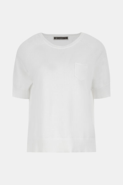 ECRU BASIC / ROUND NECKLINE TRICOT JERSEY 5