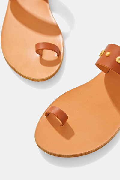 LIGHT BROWN SANDALS 4
