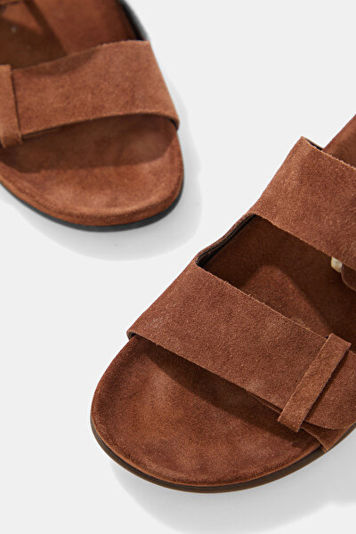 DARK BROWN SANDALS 4