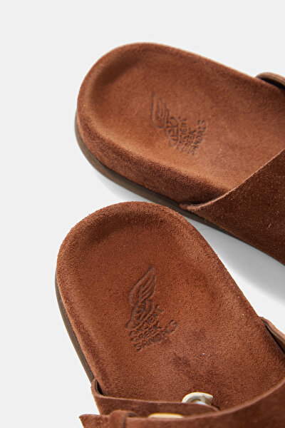 DARK BROWN SANDALS 5