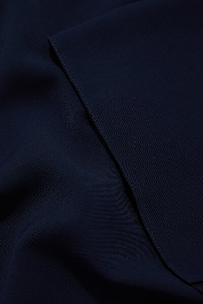 NAVY BLUE SHORT SLEEVE BLOUSE 4