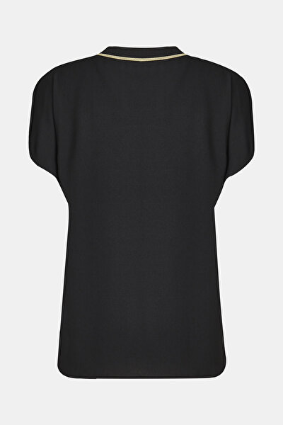 DORE BASIC / ROUND NECKLINE SHORT SLEEVE BLOUSE 5