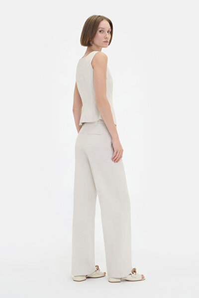 SAND STRAIGHT CUT TROUSERS 3