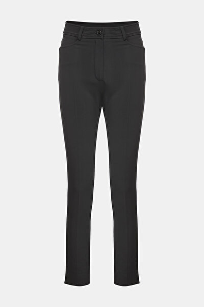 BLACK SKINNY LEG TROUSERS 4