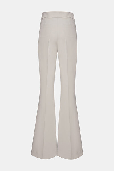 BEIGE STRAIGHT CUT TROUSERS 5