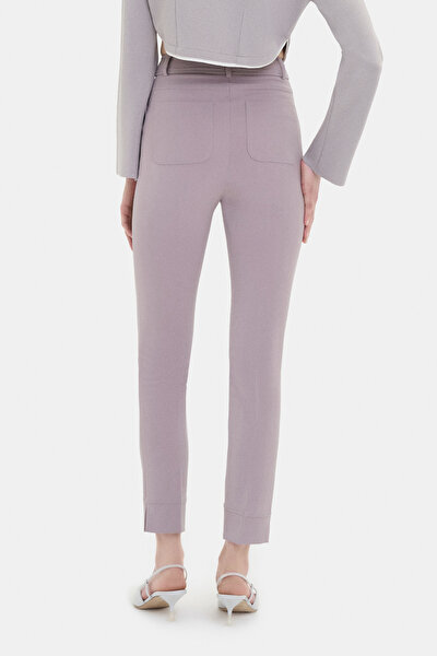 GREY SKINNY LEG TROUSERS 4