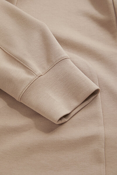 BEIGE HOODIE SWEATSHIRT 8