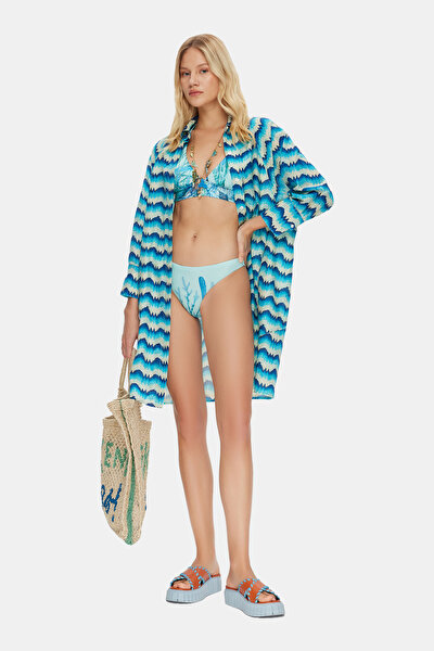 TURQUOISE DESIGN FILLED BIKINI 3