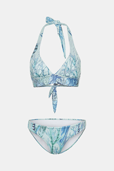 TURQUOISE DESIGN FILLED BIKINI 4