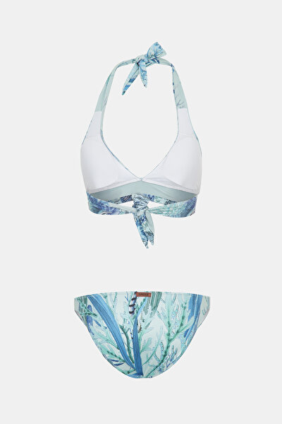 TURQUOISE DESIGN FILLED BIKINI 5