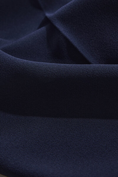 NAVY BLUE WIDE LEG TROUSERS 8