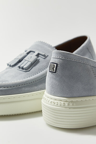 LIGHT BLUE SUEDE SHOE 4