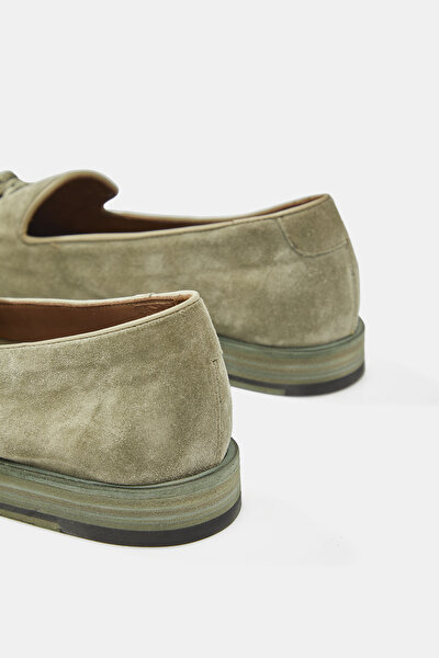 LIGHT GREEN SUEDE SHOE 5