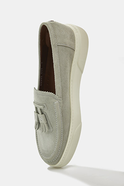 LIGHT GREEN SUEDE SHOE 4