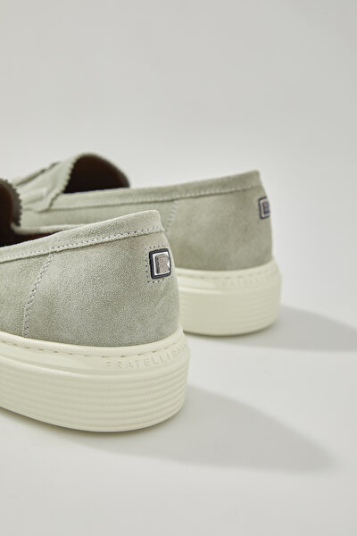 LIGHT GREEN SUEDE SHOE 5