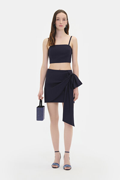 NAVY BLUE LEATHER SHOE 4