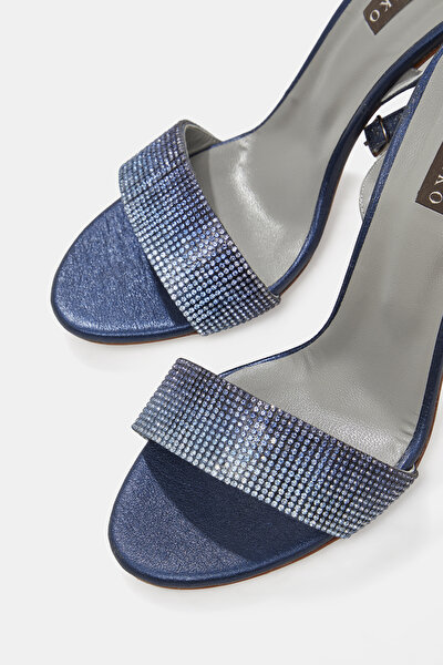 NAVY BLUE LEATHER SHOE 5