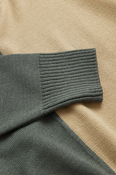 BEIGE ASYMMETRIC JERSEY 4