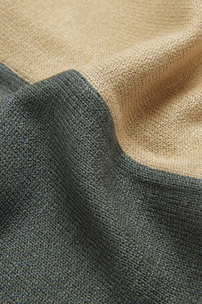 BEIGE ASYMMETRIC JERSEY 5