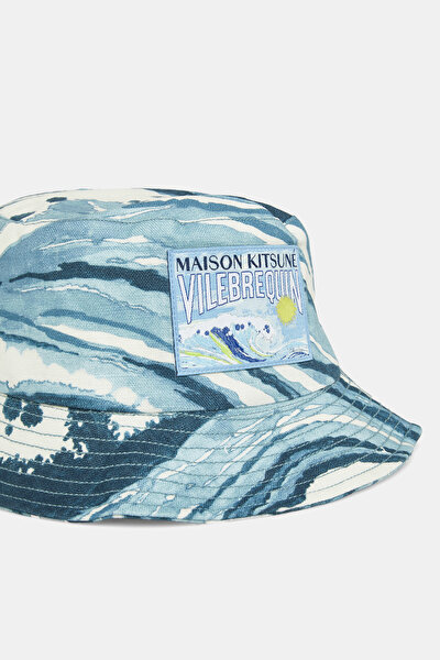 MAVİ DESENLİ ŞAPKA 3