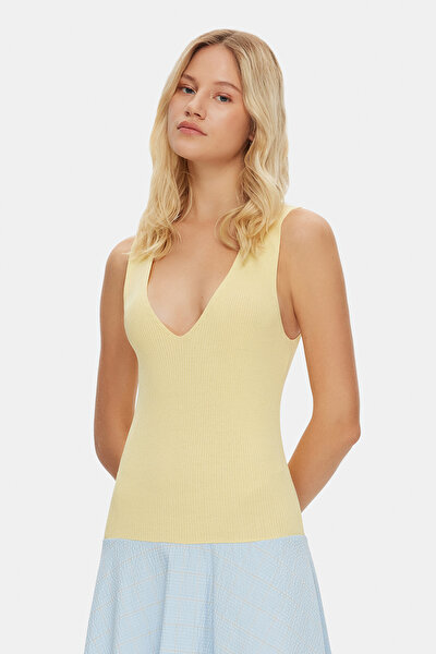 BLUE SLEEVELESS DRESS 3