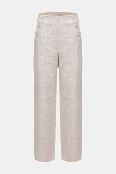 MULTICOLOR DESIGN FILLED WIDE LEG TROUSERS 4