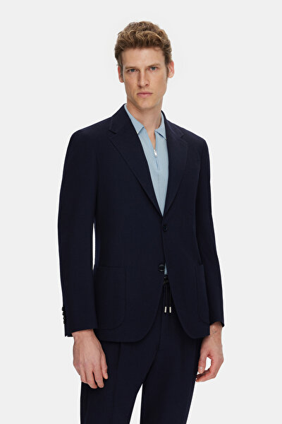 NAVY BLUE WOOL SUIT 3